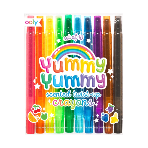 [INT-133-092] Crayones - Yummy Yummy Scented Twist Up Crayons - Set of 10 